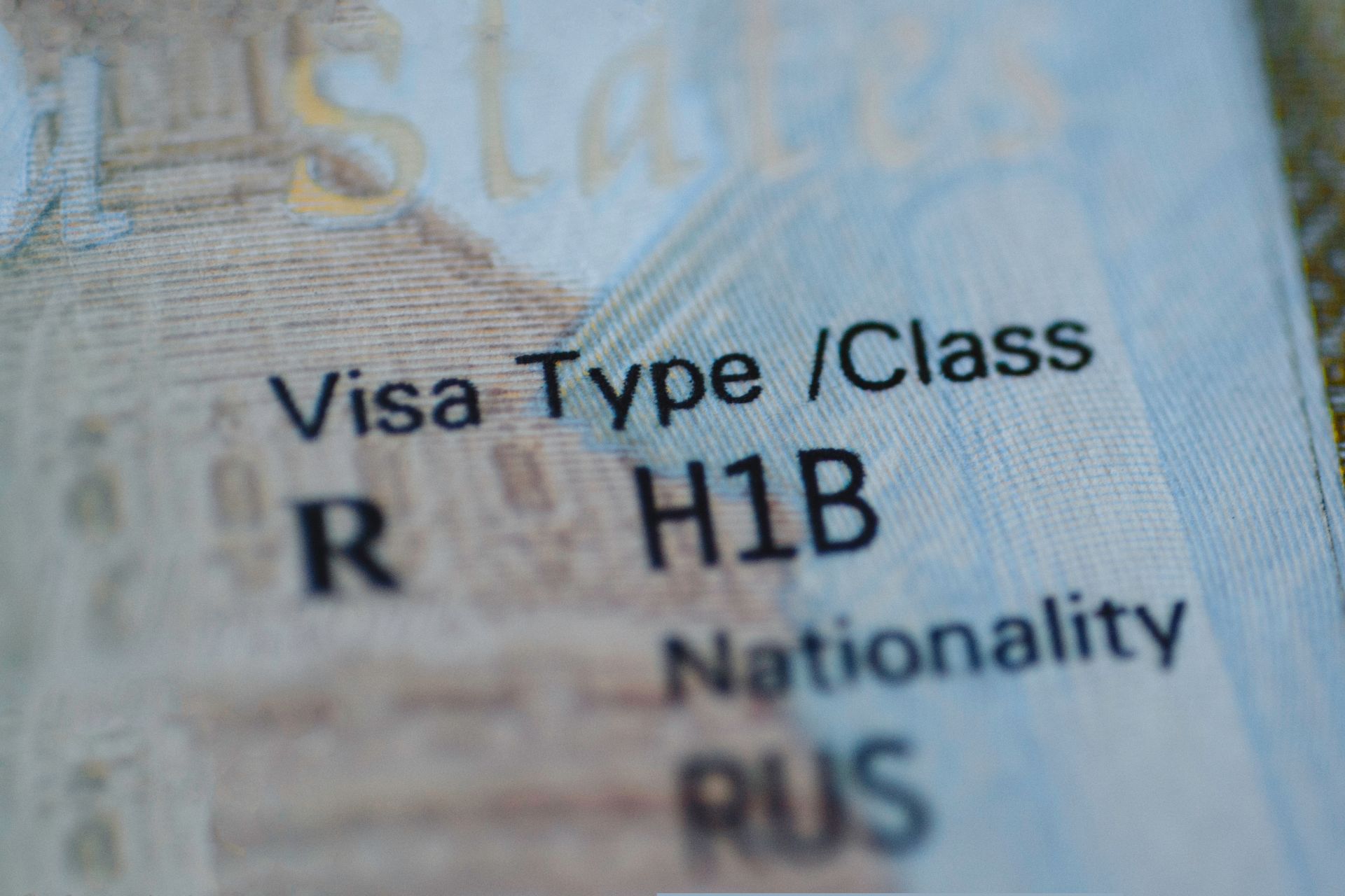 visa type class