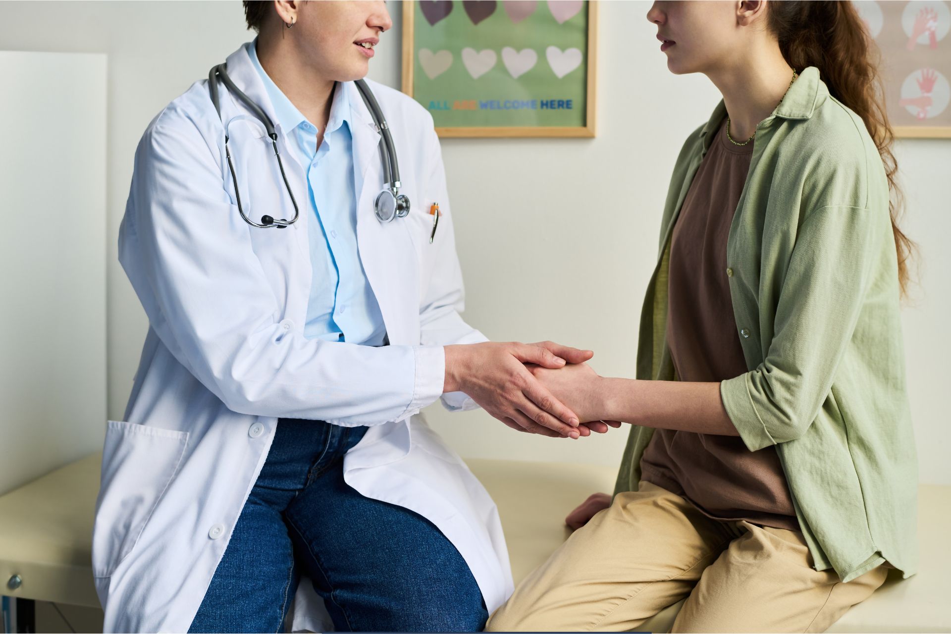 meeting with a doctor